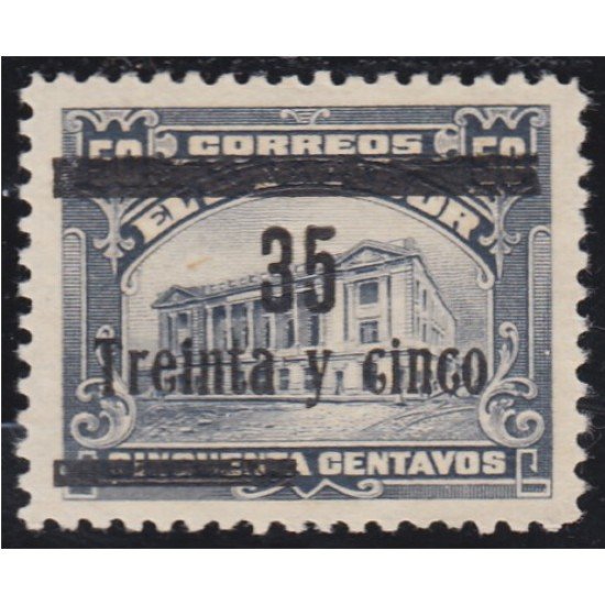 El Salvador 417 1918/22 Palacio Nacional MH El Salvador 417 1918/22 Palacio Nacional MH