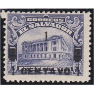 El Salvador 409c 1918 Palacio Nacional MH