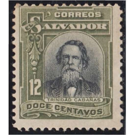 El Salvador 369 1912 Trinidad Cabañas MH El Salvador 369 1912 Trinidad Cabañas MH
