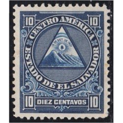 El Salvador 428 1921 Escudo Shield sin goma El Salvador 428 1921 Escudo Shield sin goma