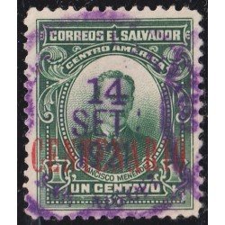 El Salvador 432 1921 Francisco Menendez usados El Salvador 432 1921 Francisco Menendez usados