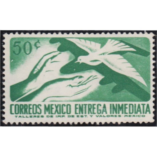 México Urgentes 12 1956/62 Vía aérea Paloma MNH México Urgentes 12 1956/62 Vía aérea Paloma MNH