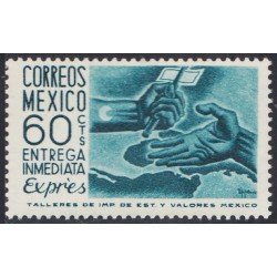 México Urgentes 10B 1954 Entrega de correo MH México Urgentes 10B 1954 Entrega de correo MH
