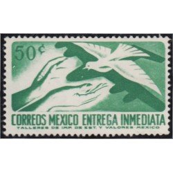 México Urgentes 12 1956/62 Vía aérea Paloma sin goma México Urgentes 12 1956/62 Vía aérea Paloma sin goma