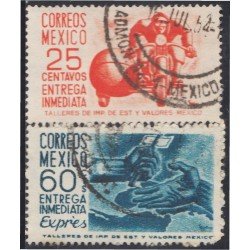 México Urgentes 9/10 1950/51 Motocicleta Entrega de correo usados México Urgentes 9/10 1950/51 Motocicleta Entrega de correo usados