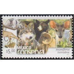 México 2004 Conserva Mamíferos terrestres básicas MNH México 2004 Conserva Mamíferos terrestres básicas MNH