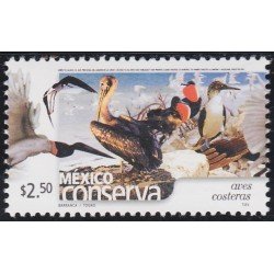 México 2004 Conserva Aves costeras básicas MNH México 2004 Conserva Aves costeras básicas MNH