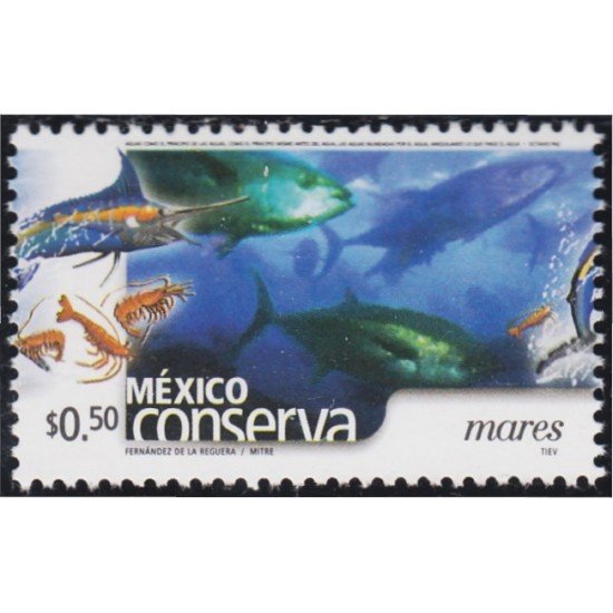 México 2004 Conserva Mares básicas  MNH