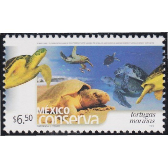 México 2004 Conserva Tortugas marinas básicas MNH México 2004 Conserva Tortugas marinas básicas MNH