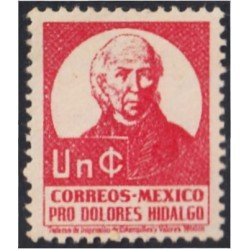México Beneficencia 2 1941 Miguel Hidalgo MNH México Beneficencia 2 1941 Miguel Hidalgo MNH