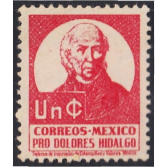 México Beneficencia 2 1941 Miguel Hidalgo MH México Beneficencia 2 1941 Miguel Hidalgo MH