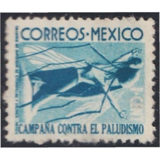 México Beneficencia 1 1939 Lucha contra la malaria sin goma
