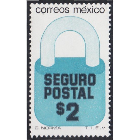 México Letras de cambio 29 1981 Seguro postal MNH México Letras de cambio 29 1981 Seguro postal MNH