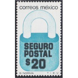 México Letras de cambio 28 1980/81 Seguro postal MNH