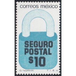 México Letras de cambio 27 1980/81 Seguro postal MNH