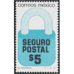 México Letras de cambio 26 1980/81 Seguro postal MNH