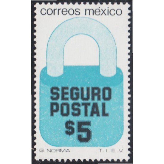 México Letras de cambio 26 1980/81 Seguro postal MNH