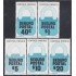 México Letras de cambio 20/24 1976 Seguro postal MNH