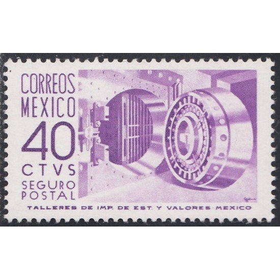 México Letras de cambio 19A 1971/75 Seguro postal Bóveda MNH México Letras de cambio 19A 1971/75 Seguro postal Bóveda MNH