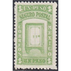 México Letras de cambio 6 1944/46 Seguro postal Caja fuerte MNH México Letras de cambio 6 1944/46 Seguro postal Caja fuerte MNH