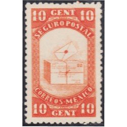 México Letras de cambio 4 1944/46 Seguro postal buzón MH