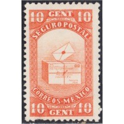 México Letras de cambio 4 1944/46 Seguro postal buzón sin goma