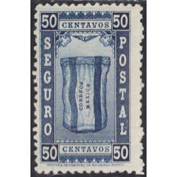 México Letras de cambio 2 1935 Seguro postal Saca sin goma