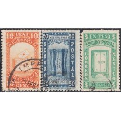 México Letras de cambio 4/6 1944/46 Seguro postal MH México Letras de cambio 4/6 1944/46 Seguro postal MH