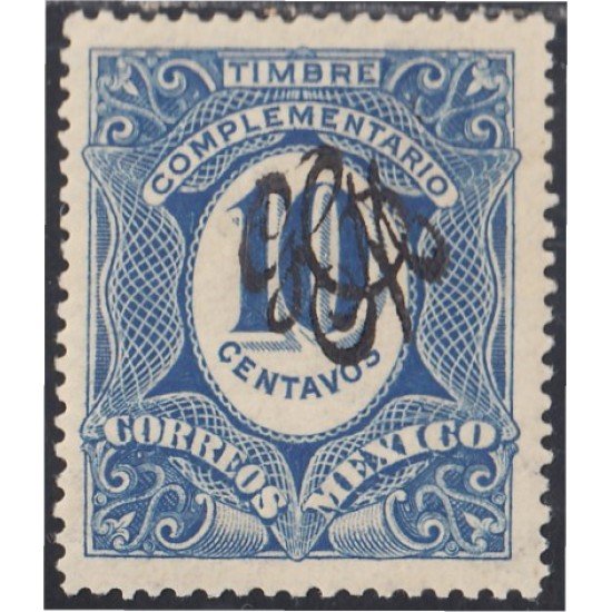 Mexico Taxas 15n 1915 Timbre complementario MH Mexico Taxas 15n 1915 Timbre complementario MH