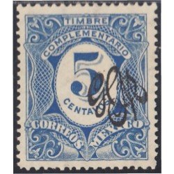 Mexico Taxas 14n 1915 Timbre complementario MH Mexico Taxas 14n 1915 Timbre complementario MH