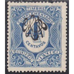 Mexico Taxas 13n 1915 Timbre complementario MH Mexico Taxas 13n 1915 Timbre complementario MH