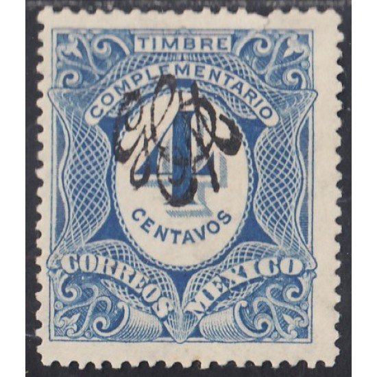 Mexico Taxas 13n 1915 Timbre complementario MH Mexico Taxas 13n 1915 Timbre complementario MH