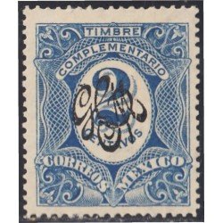 Mexico Taxas 12n 1915 Timbre complementario MH Mexico Taxas 12n 1915 Timbre complementario MH