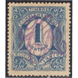 Mexico Taxas 6h 1915 Timbre complementario MH Mexico Taxas 6h 1915 Timbre complementario MH