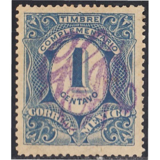 Mexico Taxas 6h 1915 Timbre complementario MH Mexico Taxas 6h 1915 Timbre complementario MH