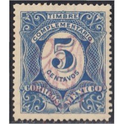Mexico Taxas 9h 1915 Timbre complementario MH Mexico Taxas 9h 1915 Timbre complementario MH