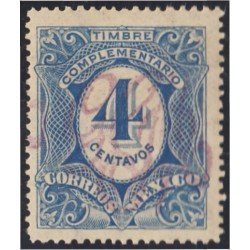 Mexico Taxas 8h 1915 Timbre complementario MH Mexico Taxas 8h 1915 Timbre complementario MH