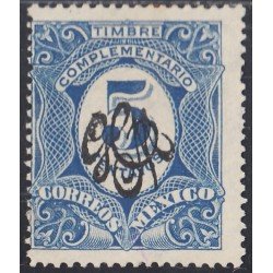 Mexico Taxas 14n 1915 Timbre complementario sin goma Mexico Taxas 14n 1915 Timbre complementario sin goma
