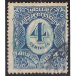 Mexico Taxas 8h 1915 Timbre complementario usados Mexico Taxas 8h 1915 Timbre complementario usados