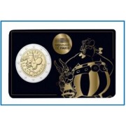 Francia France 2019 Cartera Oficial Coin Card 2  € euros conm.  Asterix