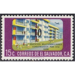 El Salvador 647A 1957 Edificios multifamiliares MNH El Salvador 647A 1957 Edificios multifamiliares MNH