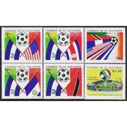 El Salvador 1053/58 1989 Copa del Mundo de Fútbol en Italia MNH El Salvador 1053/58 1989 Copa del Mundo de Fútbol en Italia MNH