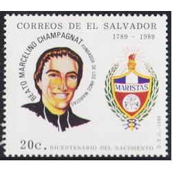 El Salvador 1052 1989 Beato Marcelino Champagnat MNH El Salvador 1052 1989 Beato Marcelino Champagnat MNH