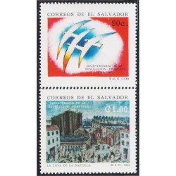 El Salvador 1046/47 1989 Bicentenario de la Revolución Francesa MNH El Salvador 1046/47 1989 Bicentenario de la Revolución Francesa MNH