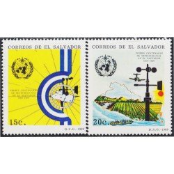 El Salvador 1043/44 1989 1º Centenario de Meteorología en El Salvador MNH El Salvador 1043/44 1989 1º Centenario de Meteorología en El Salvador MNH
