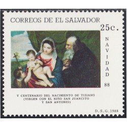 El Salvador 1035 1988 Navidad Chritsmas MNH El Salvador 1035 1988 Navidad Chritsmas MNH