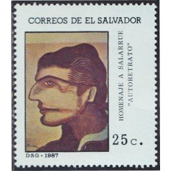 El Salvador 1021 1987 Homenaje a Salarrue Autoretrato MNH