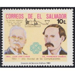 El Salvador 922 1983 Juan José Cañas y Francisco Dueñas MNH El Salvador 922 1983 Juan José Cañas y Francisco Dueñas MNH