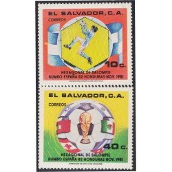 El Salvador 888/89 1981 Hexagonal de balompié MNH El Salvador 888/89 1981 Hexagonal de balompié MNH