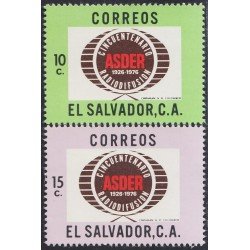 El Salvador 840/41 1977 50 Años Radiodifusión ASDER MNH El Salvador 840/41 1977 50 Años Radiodifusión ASDER MNH